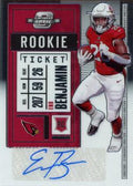2020 Panini Contenders Optic #197 Eno Benjamin Arizona Cardinals Rookie Auto