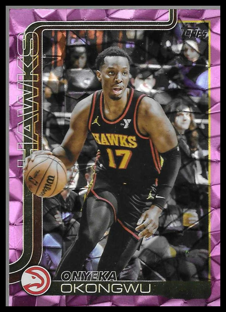 2025-26 Topps #66 Onyeka Okongwu Diamante Pink