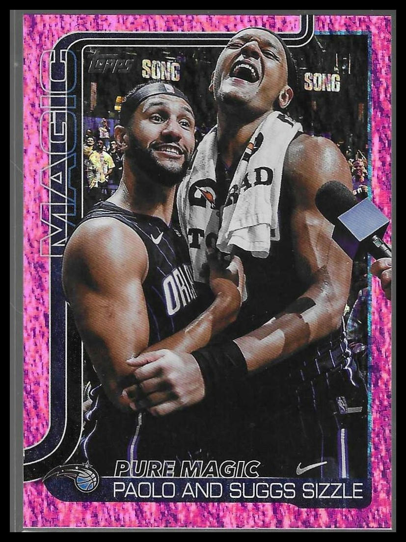 2025-2026 Topps Basketball Pure Magic Paolo And Suggs Pink Parallel