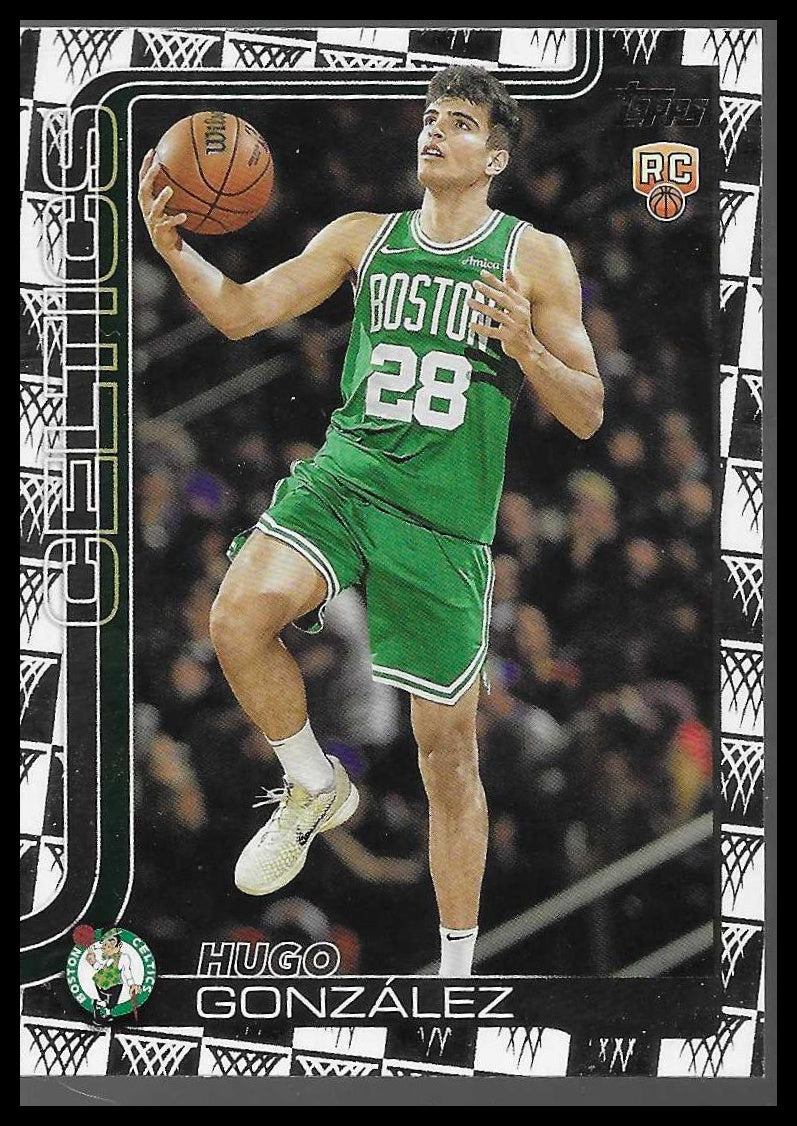 2025-26 Topps #228 Hugo González Season Tip Off Boston Celtics Rookie