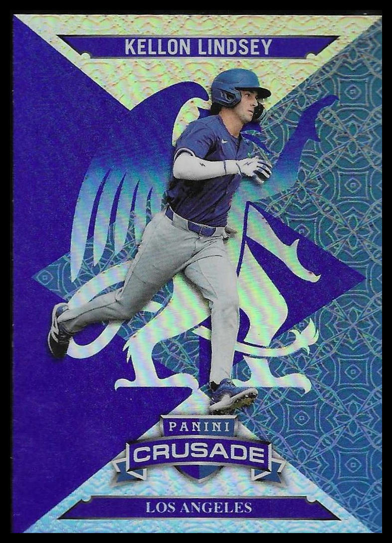 2025 Panini Crusade #39 Kellon Lindsey Crusade Los Angeles Dodgers