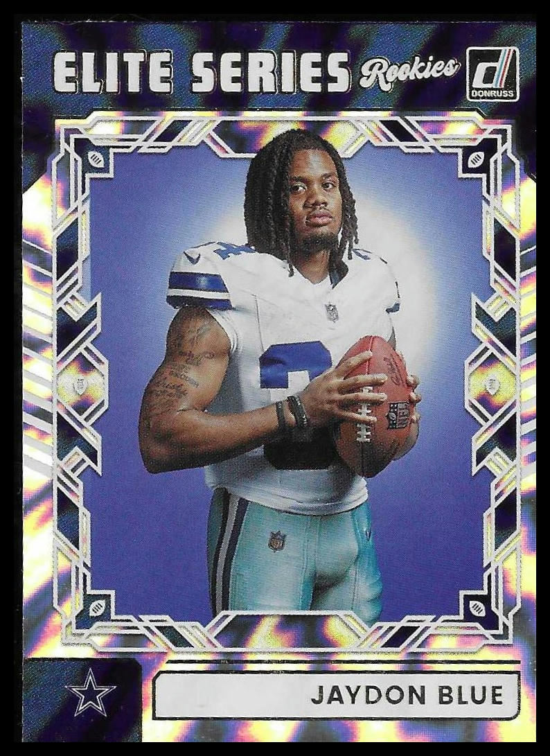 2025 Donruss #ESR-JBE Jaydon Blue Elite Series Rookies Dallas Cowboys