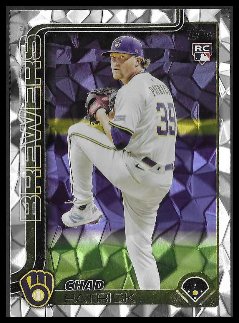 2025 Topps Update #US307 Chad Patrick Diamante Foil Milwaukee Brewers Rookie