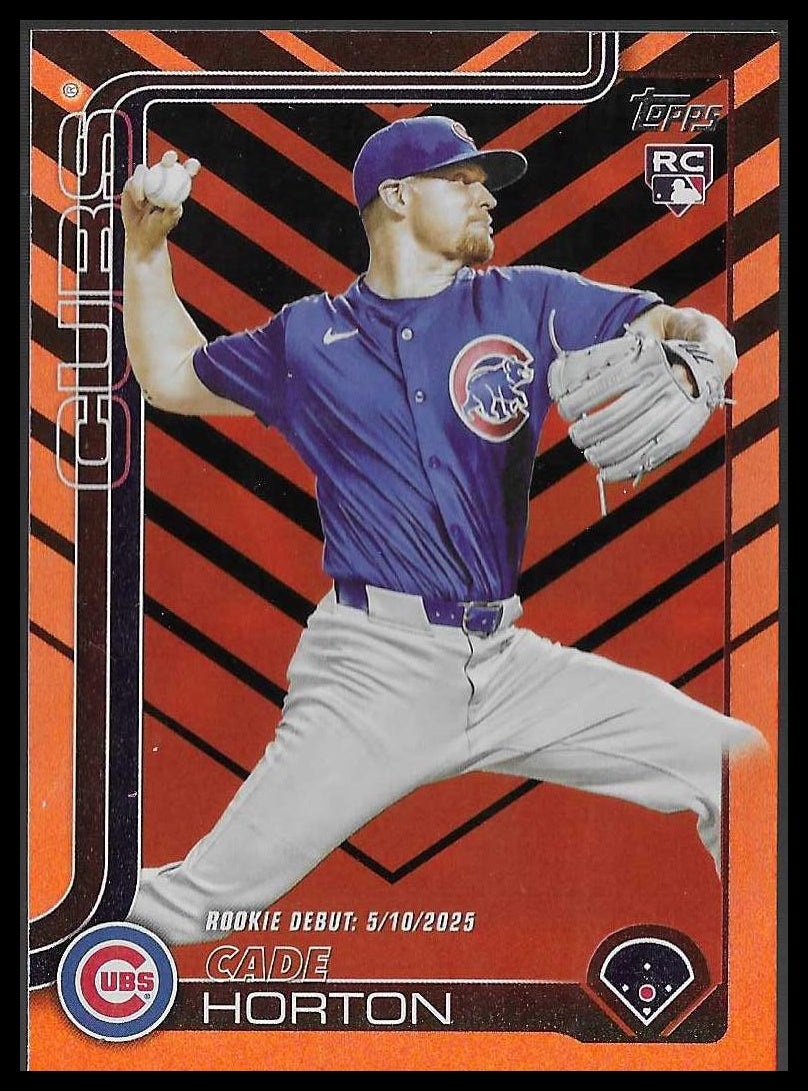 2025 Topps Update #US214 Cade Horton Holiday Chicago Cubs Rookie
