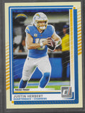 2025 Donruss #146 Justin Herbert Press Proofs Yellow Los Angeles Chargers