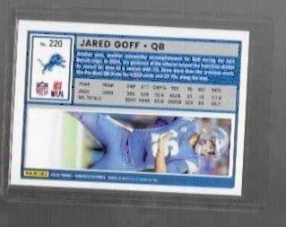 2025 Donruss #220 Jared Goff Press Proofs Yellow Detroit Lions