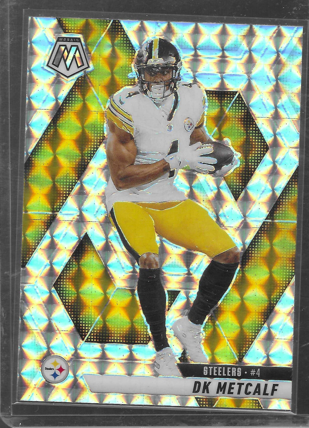 2025 Panini Mosaic #33 DK Metcalf Mosaic Pittsburgh Steelers