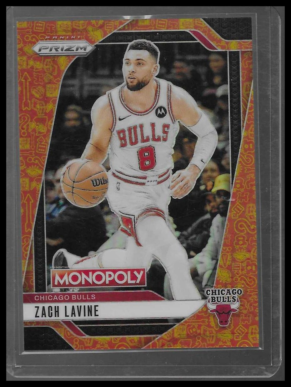 2024-25 Panini Prizm Monopoly #10 Zach LaVine Millionaire Club Prizms #/1499