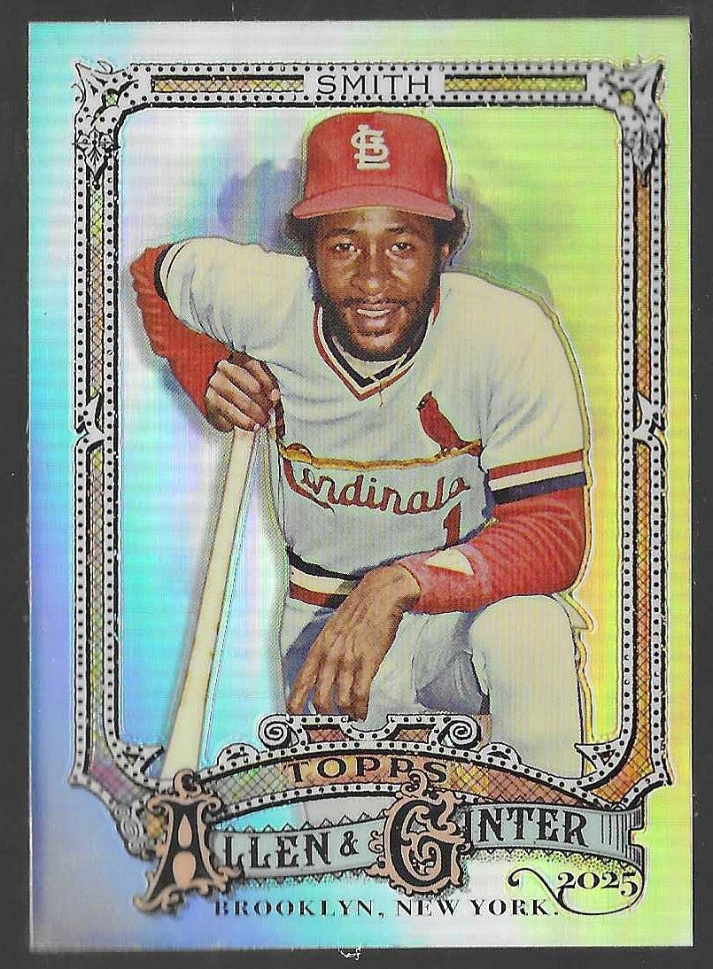 2025 Topps Allen & Ginter #58 Ozzie Smith Chrome Refractor