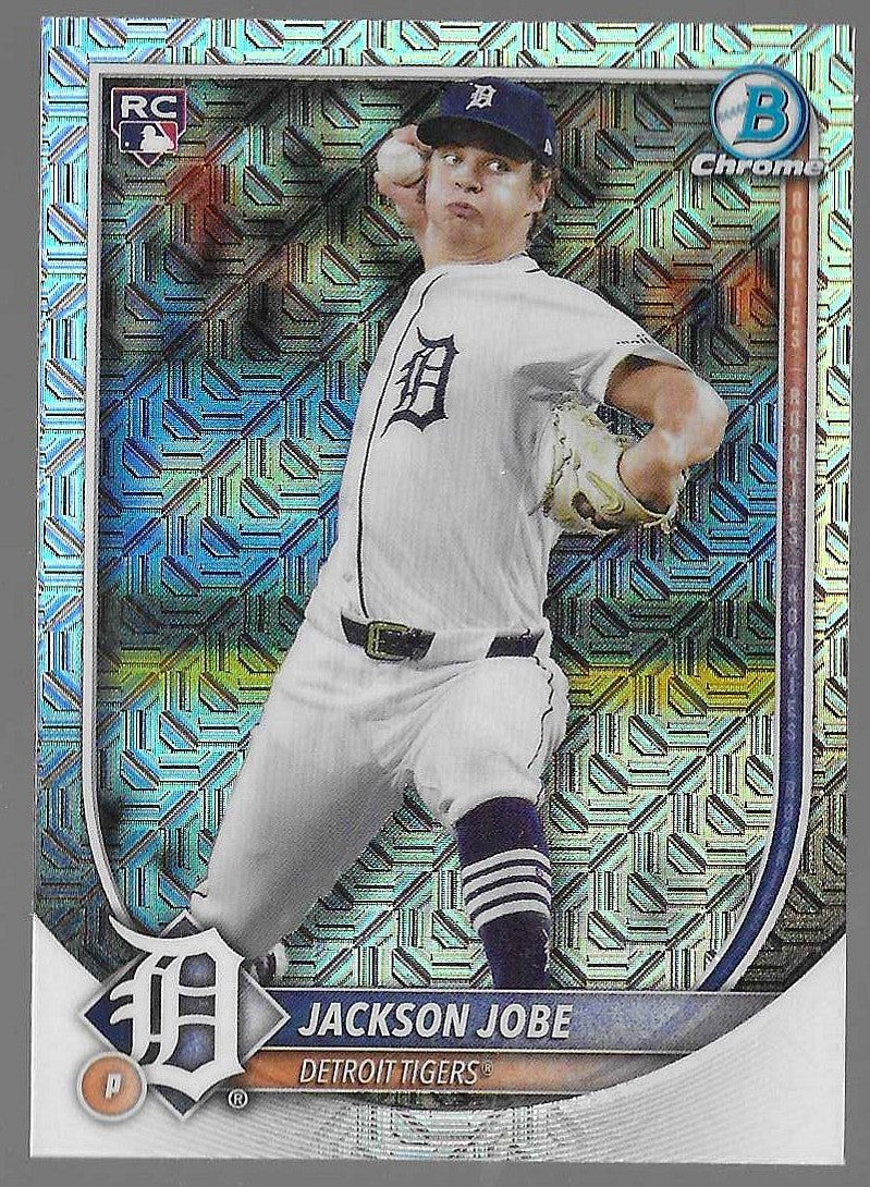 2025 Bowman - Chrome Mojo Refractor #50 Jackson Jobe Detroit Tigers Rookie