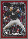 2024 Topps Update #US225 Nick Nastrini Red Crackle Foilboard #/199 RC