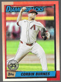 2025 Topps Update #U90-45 Corbin Burnes 1990 Topps Baseball 35th Holo Foil