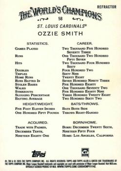 2025 Topps Allen & Ginter #58 Ozzie Smith Chrome Refractor